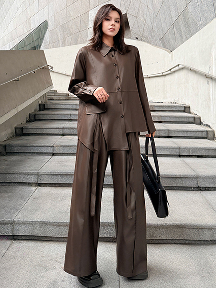 Mesh stitch top and skirt