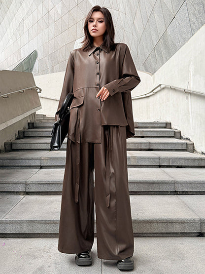 Mesh stitch top and skirt