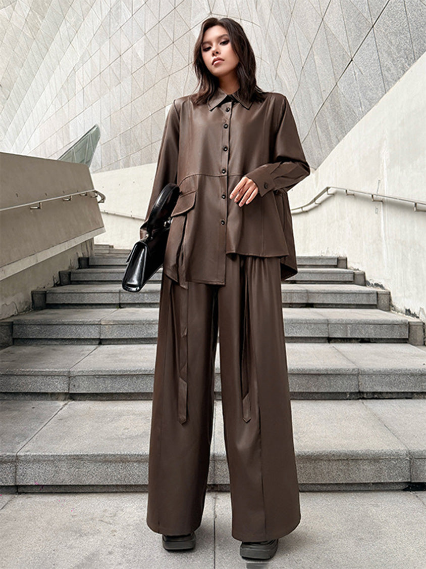 Mesh stitch top and skirt