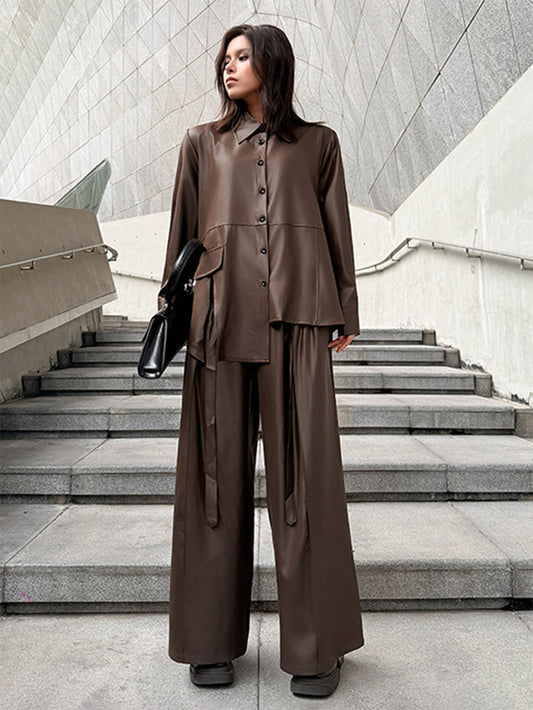 Mesh stitch top and skirt