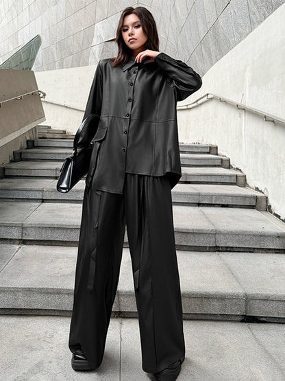 Mesh stitch top and skirt