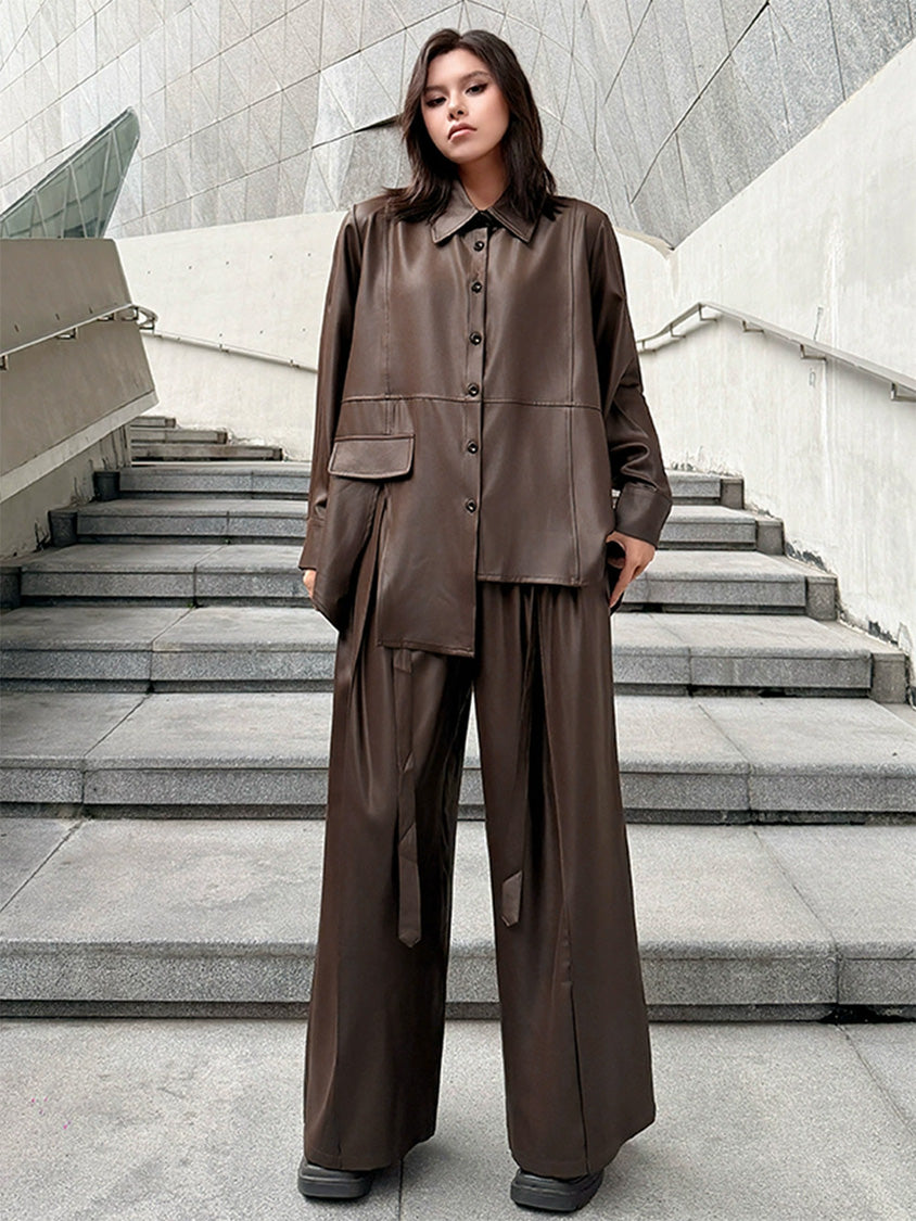 Mesh stitch top and skirt