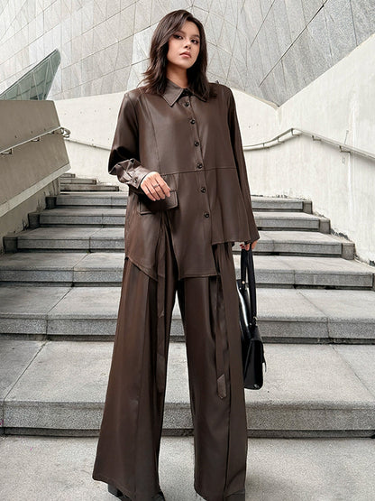 Mesh stitch top and skirt