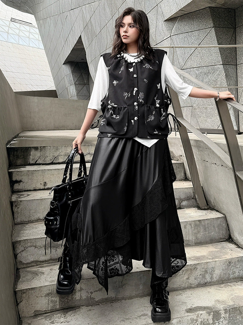 エンブロイダリーパールベスト