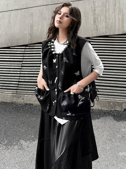 エンブロイダリーパールベスト