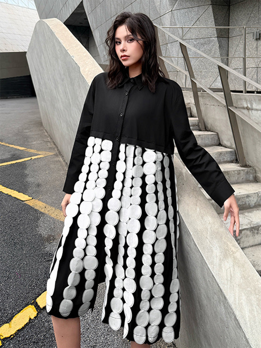 Mesh stitch top and skirt