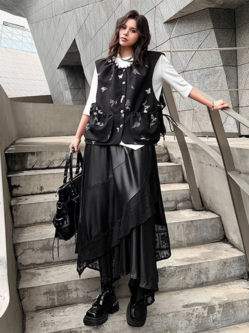 エンブロイダリーパールベスト