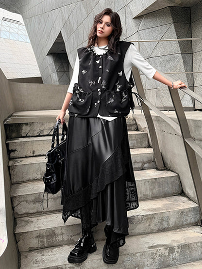 エンブロイダリーパールベスト