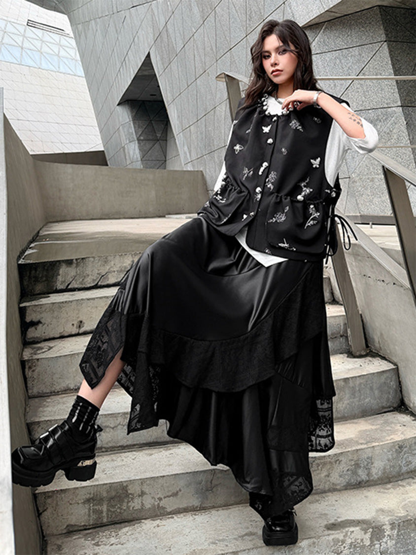 エンブロイダリーパールベスト