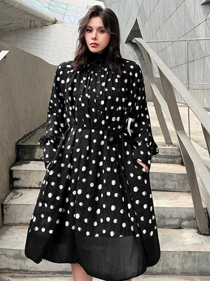 ドットギャザードレス