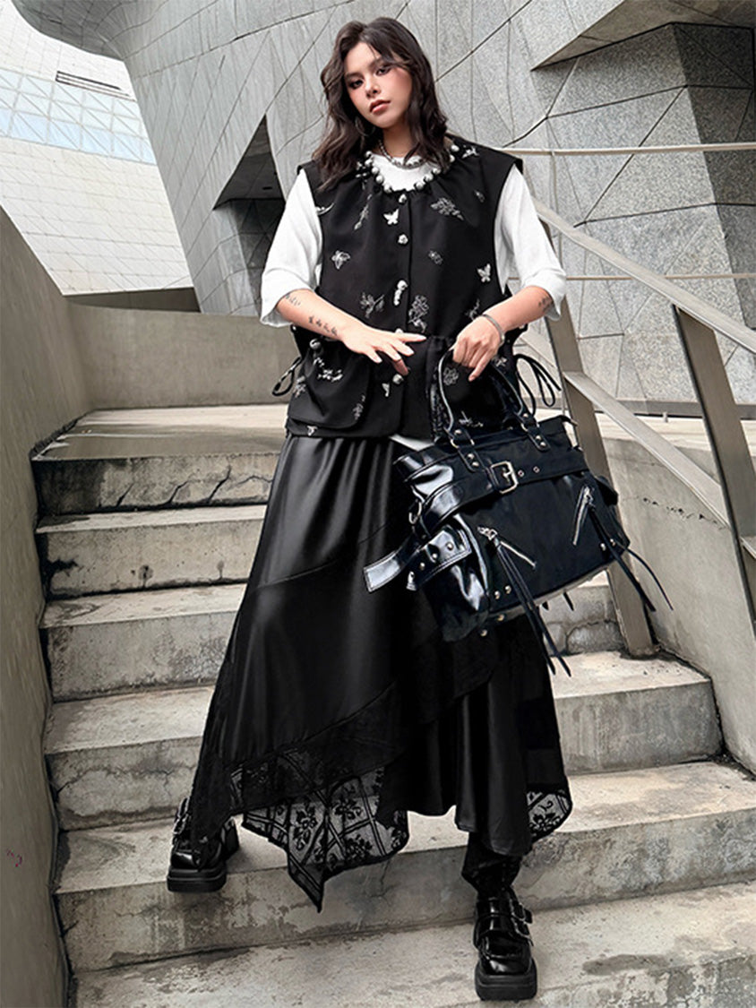 エンブロイダリーパールベスト