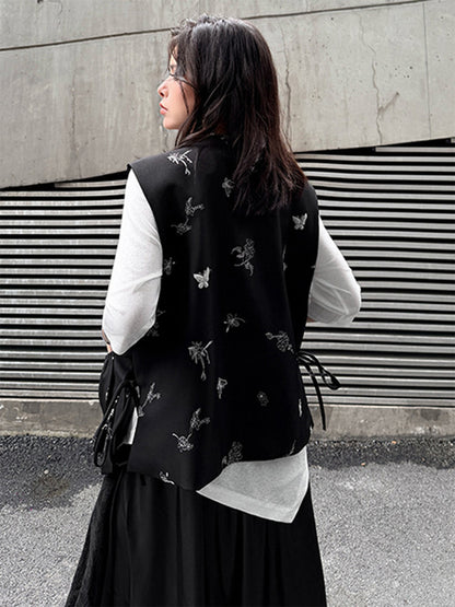 エンブロイダリーパールベスト