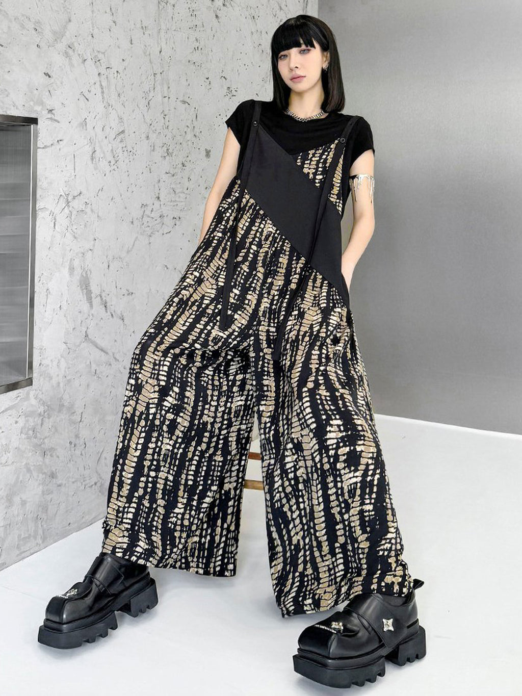 ロングサスペンダーサロペット