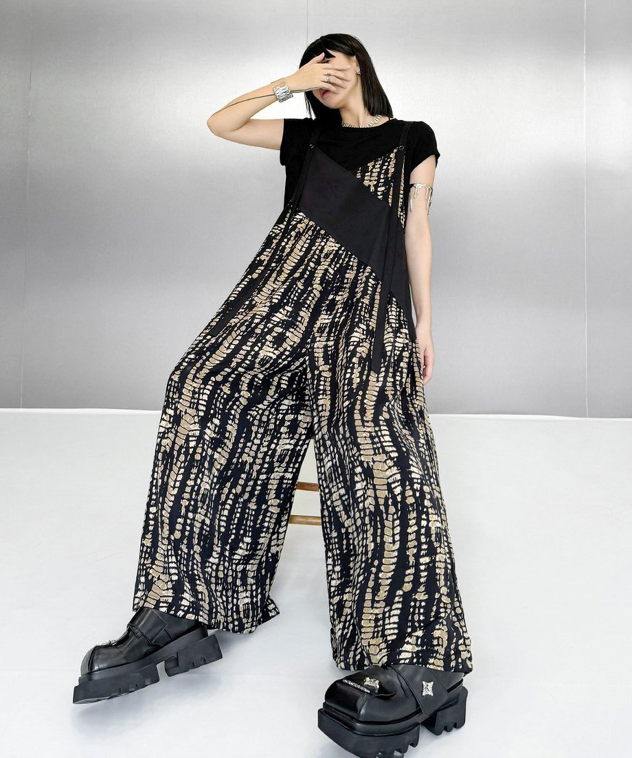 Long suspender overalls