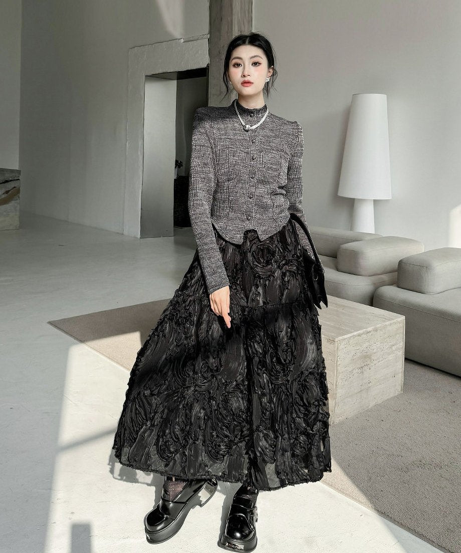 Three-dimensional skirt