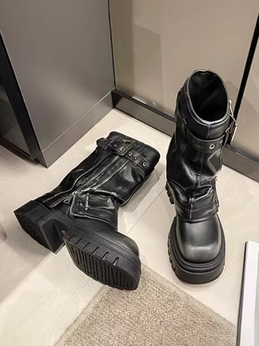 Square Headcover Boots