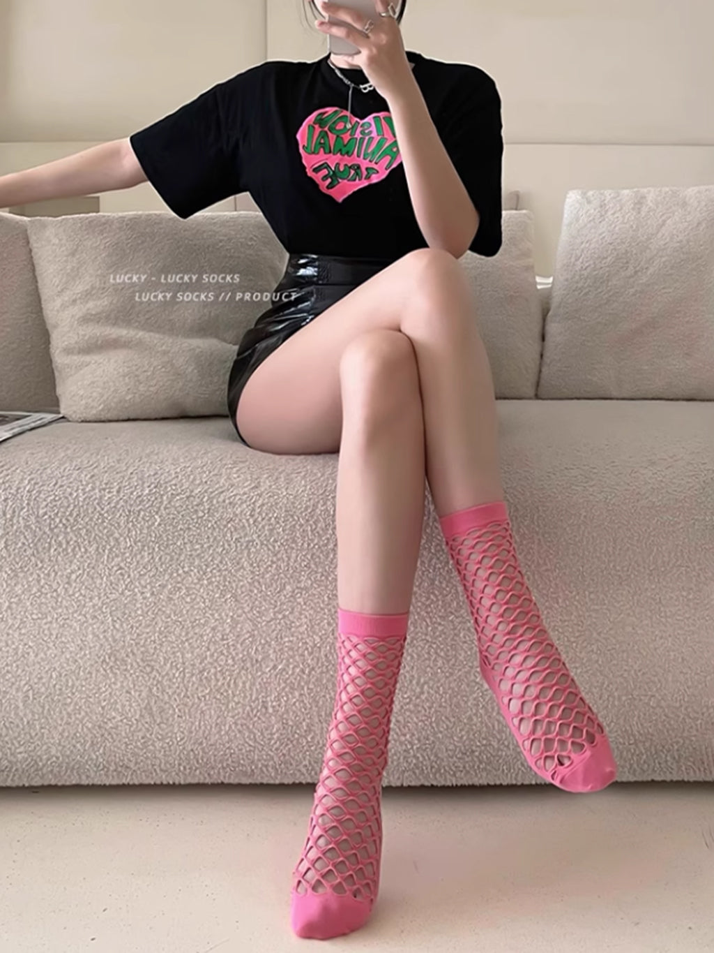 フィッシュネットソックス