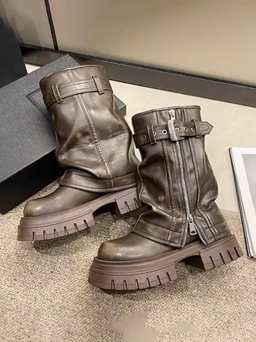 Square Headcover Boots