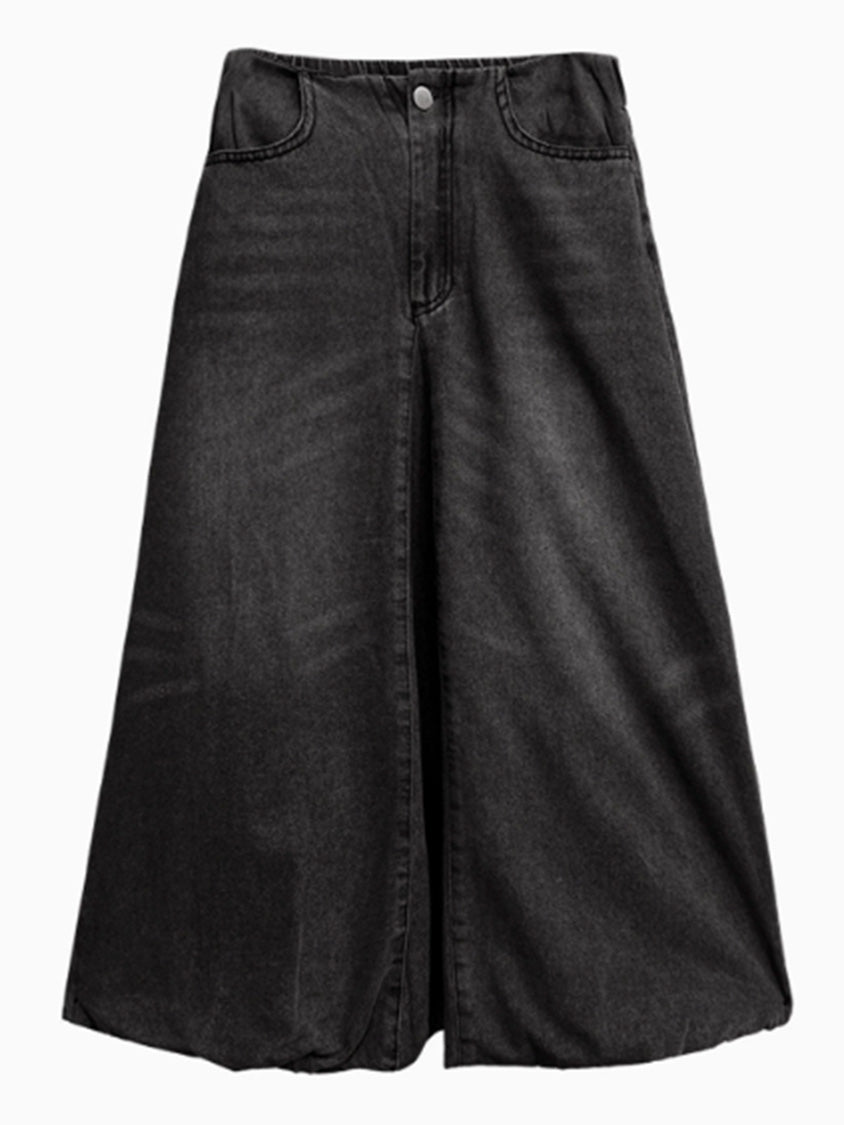 Mesh stitch top and skirt