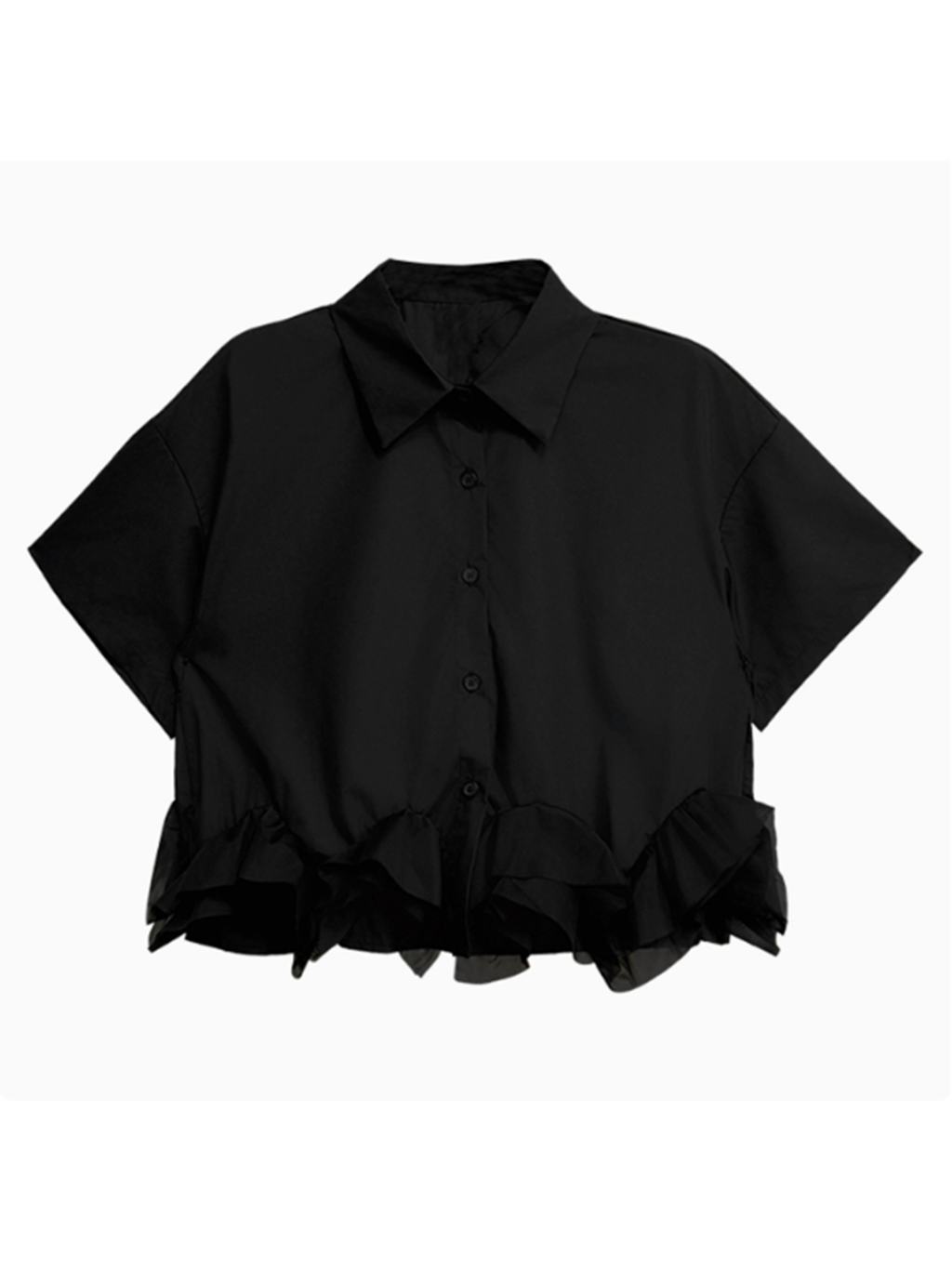 Mesh stitch top and skirt