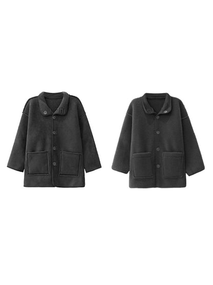 リバーシブルボアコート