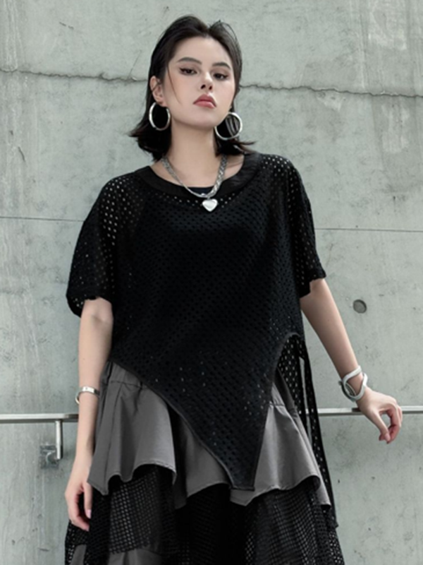 Mesh front cut top 