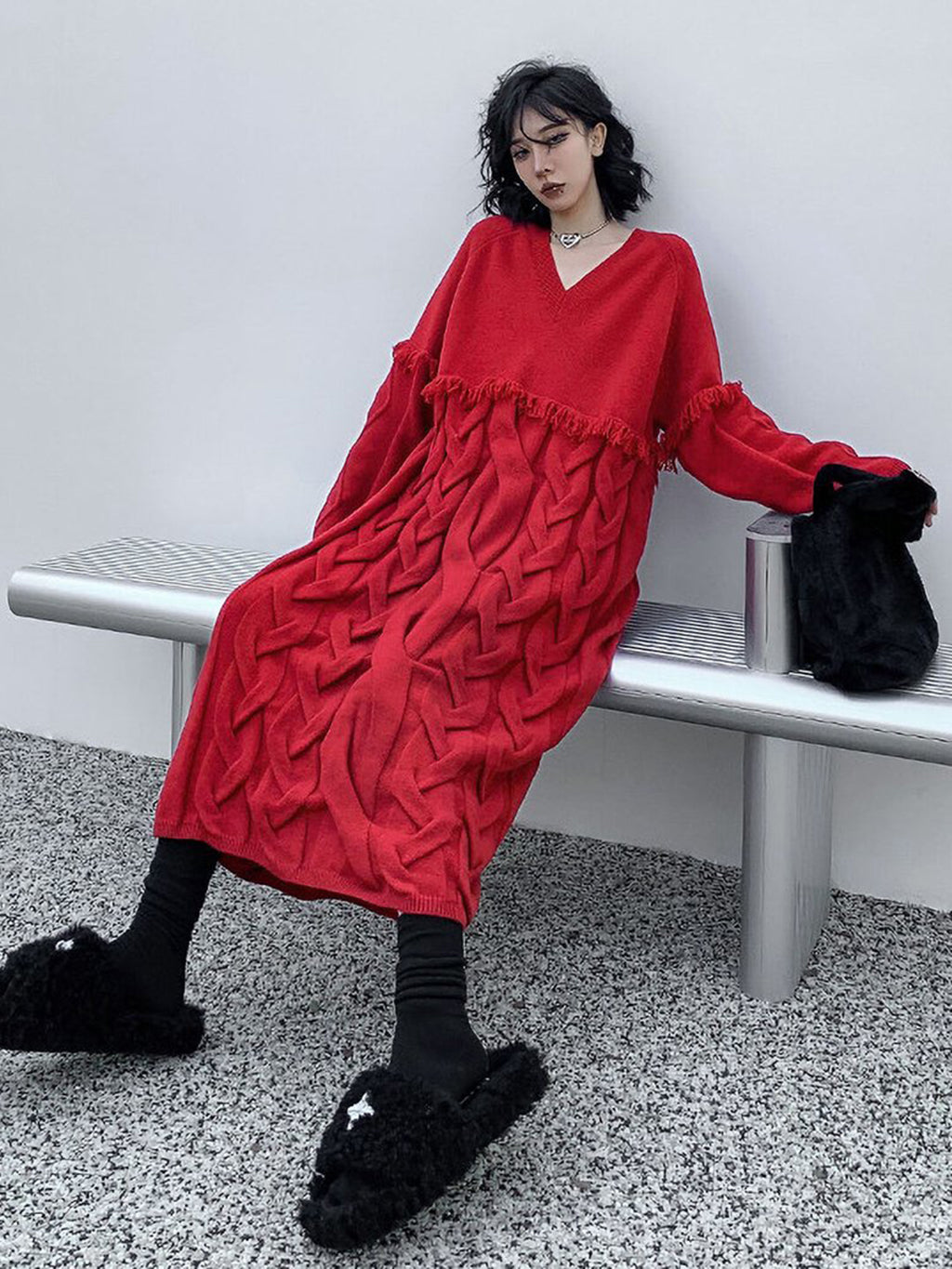 Dalimerci Knit Dress