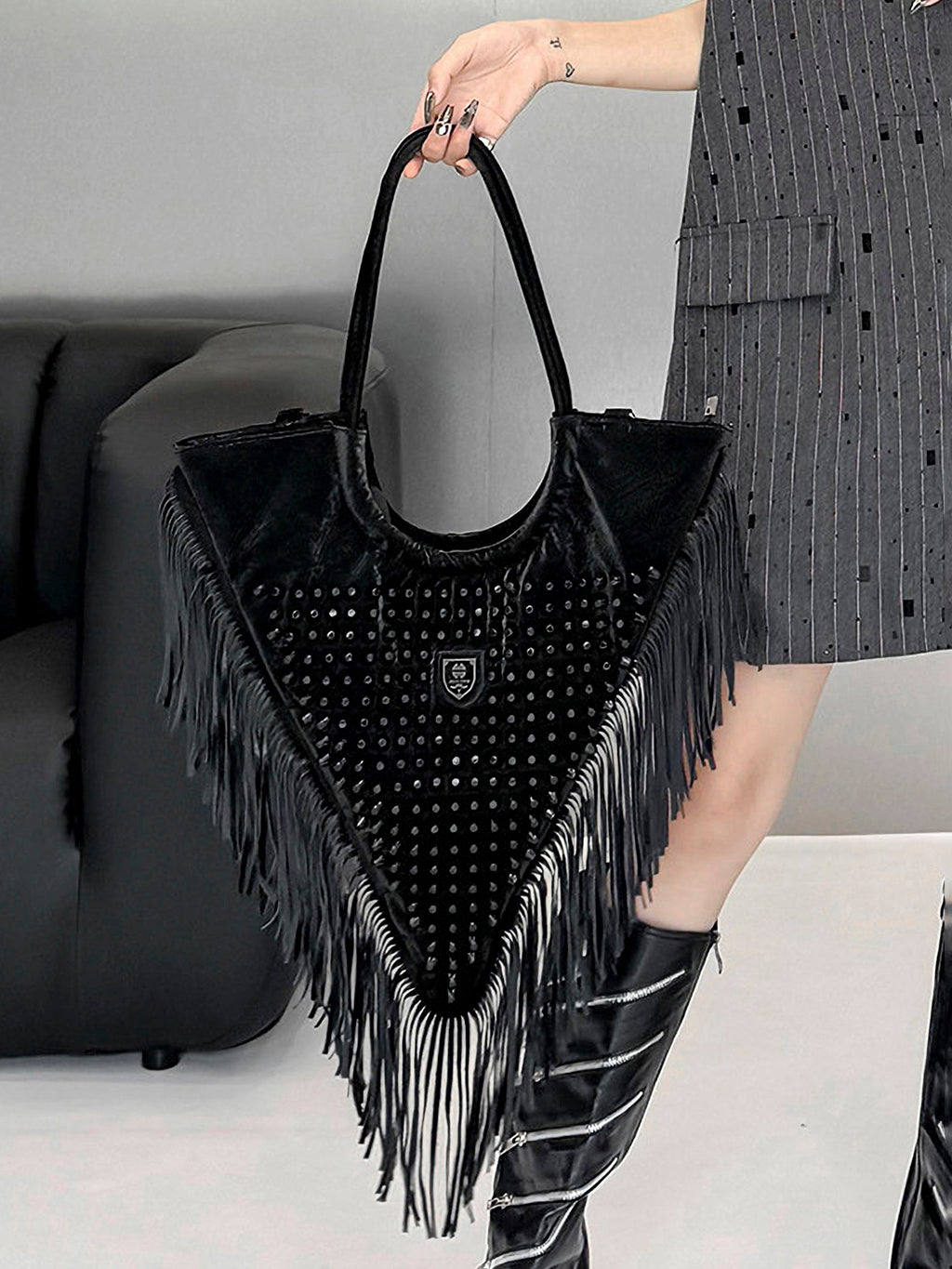 Tassel Triangle Bag