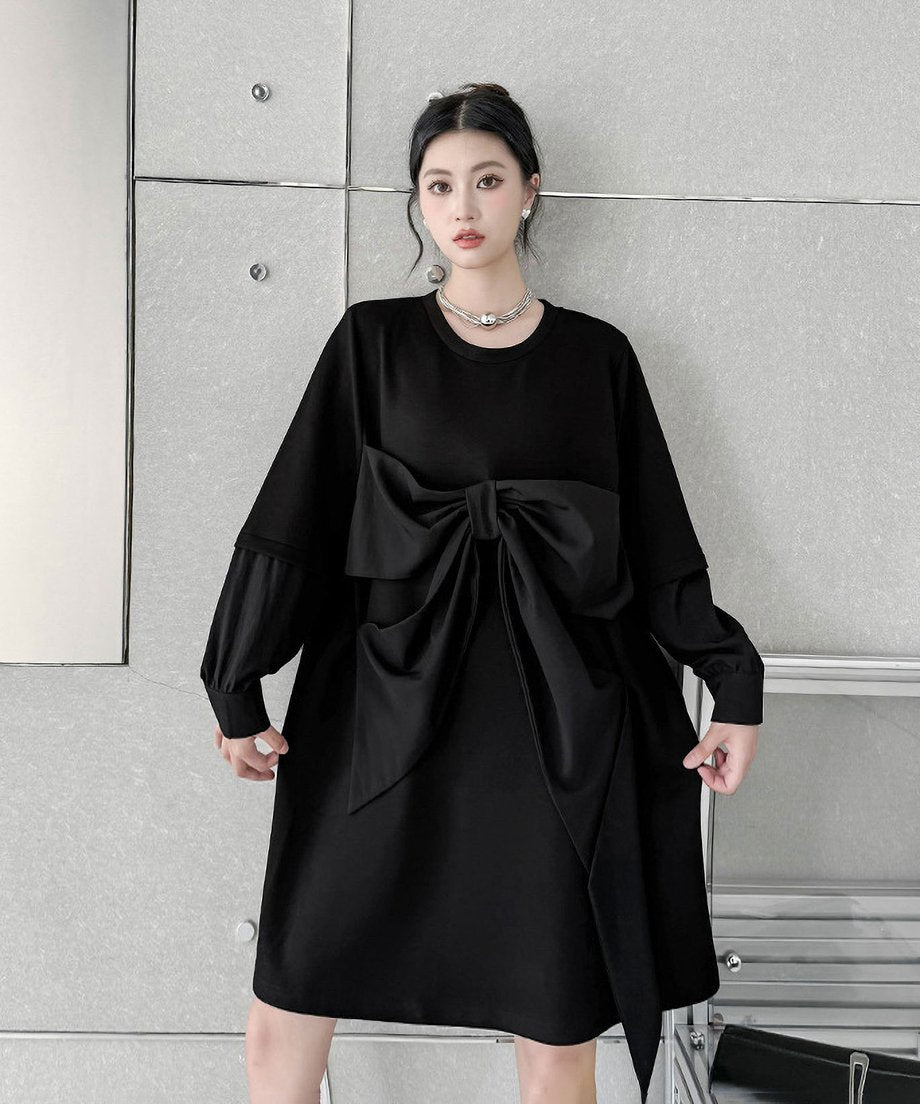 big ribbon dress