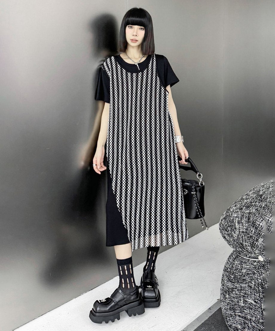 Mesh layered dress