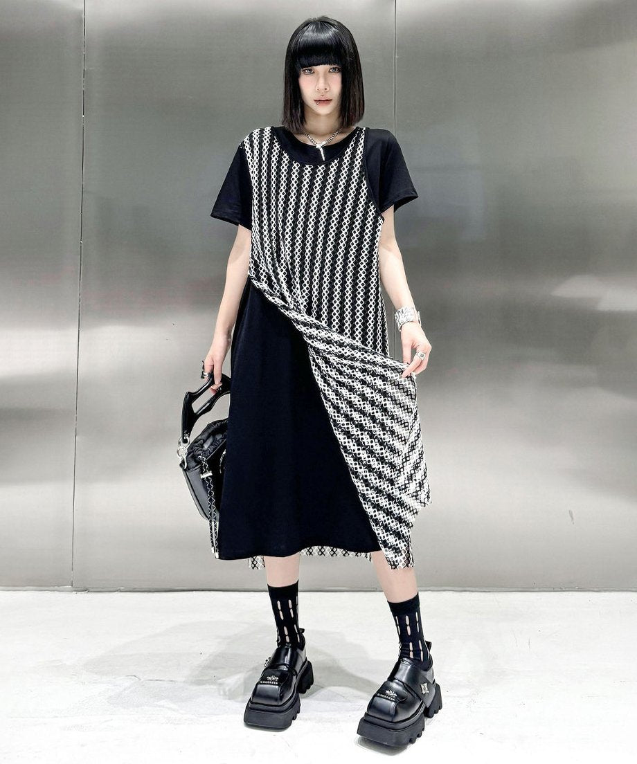 Mesh layered dress