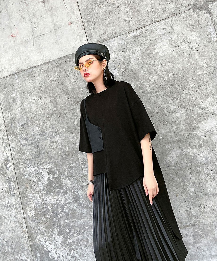 Cross-layered pleats series