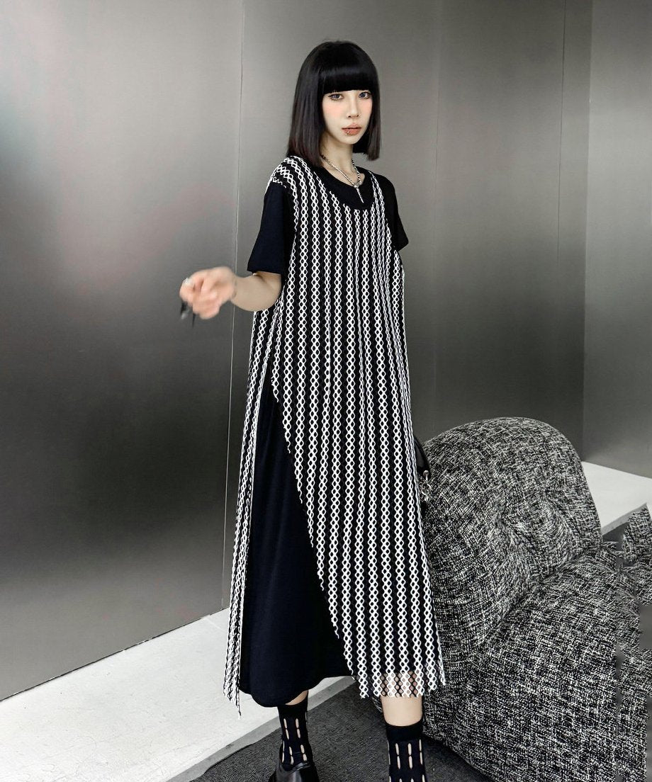 Mesh layered dress