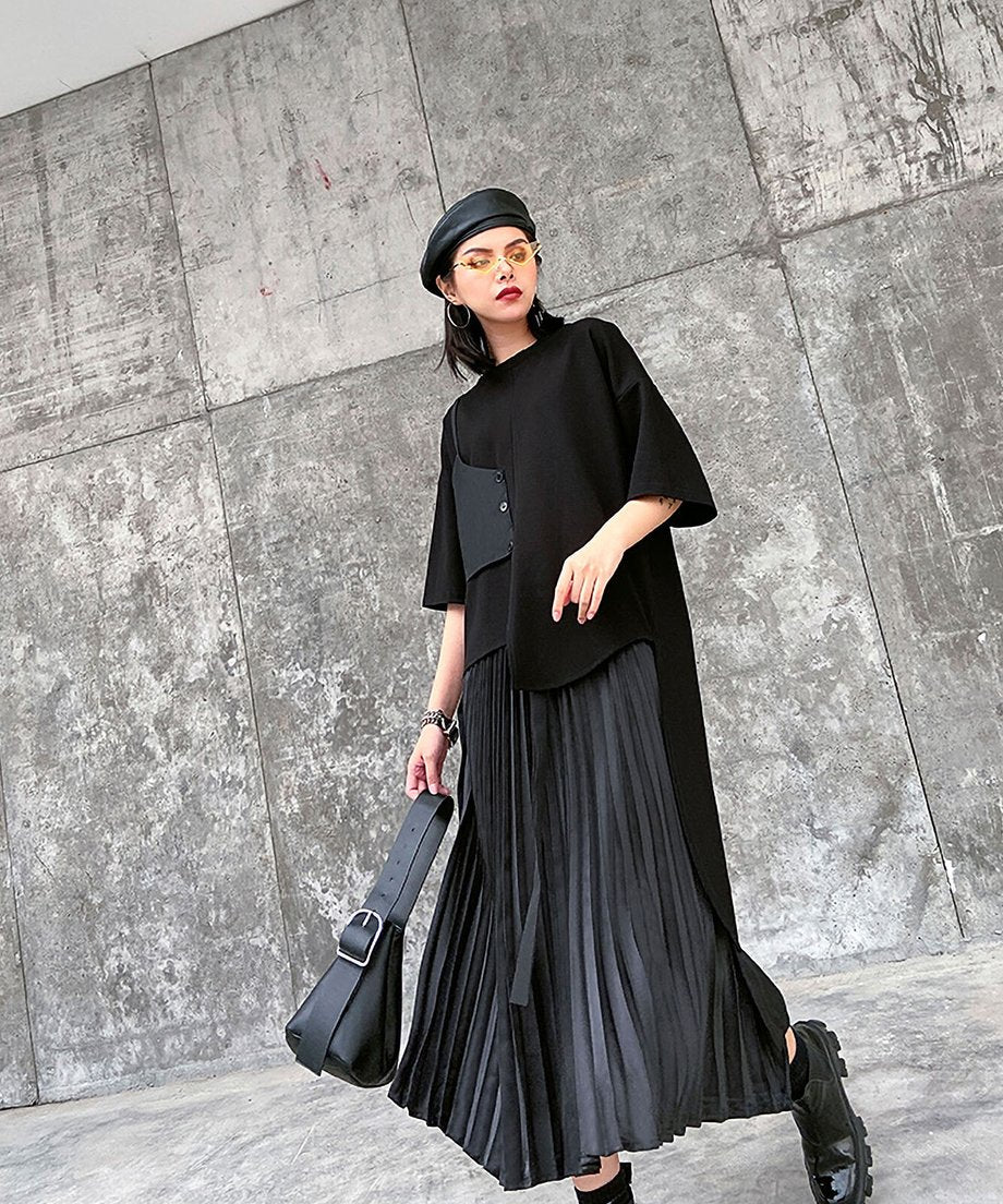 Cross-layered pleats series