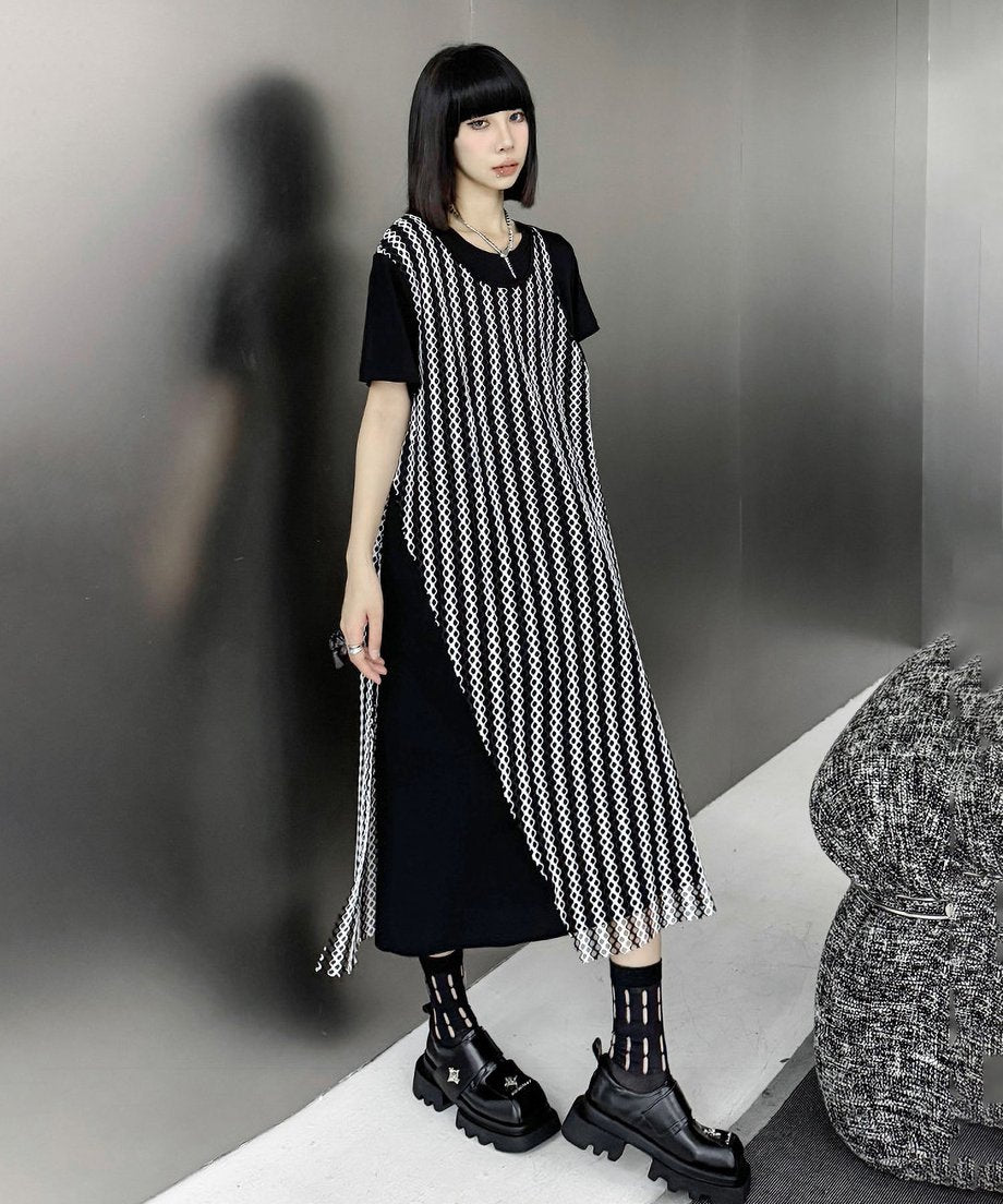 Mesh layered dress