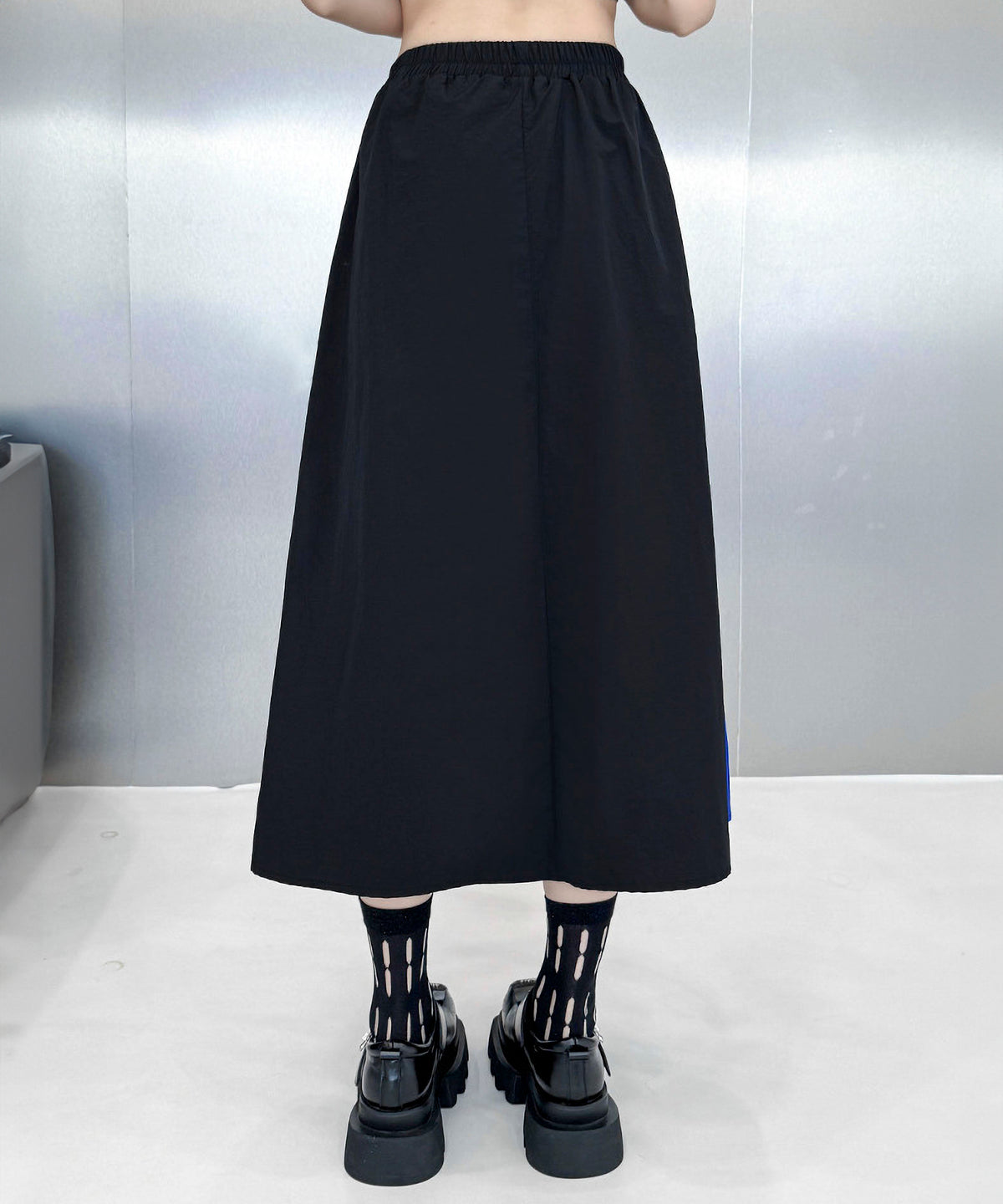 Two-tone jacket and skirt