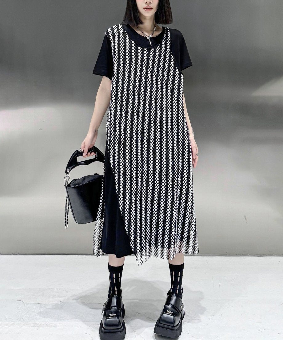 Mesh layered dress