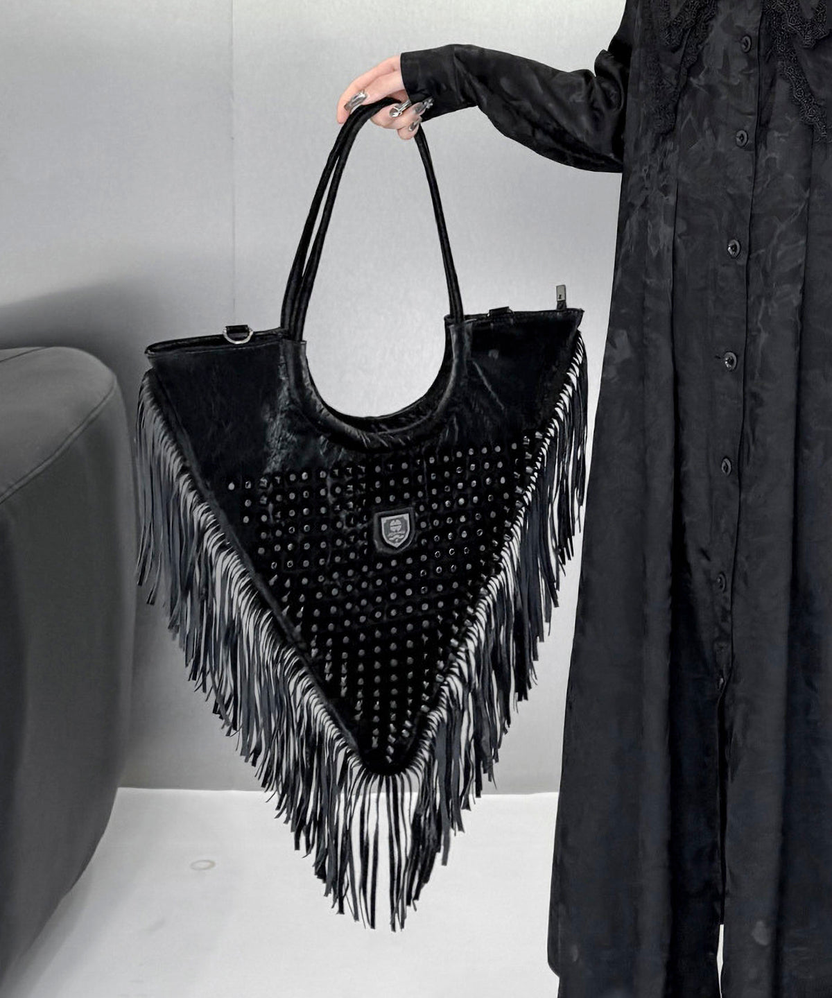Tassel Triangle Bag