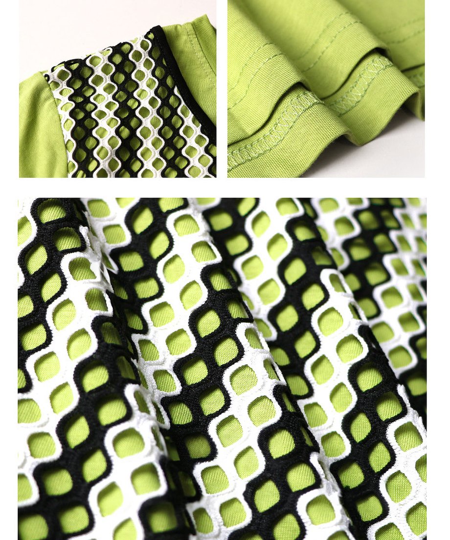 Mesh layered dress