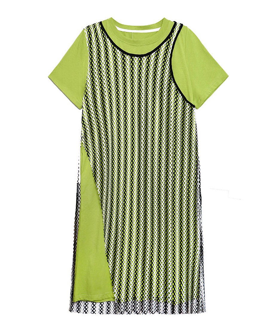Mesh layered dress